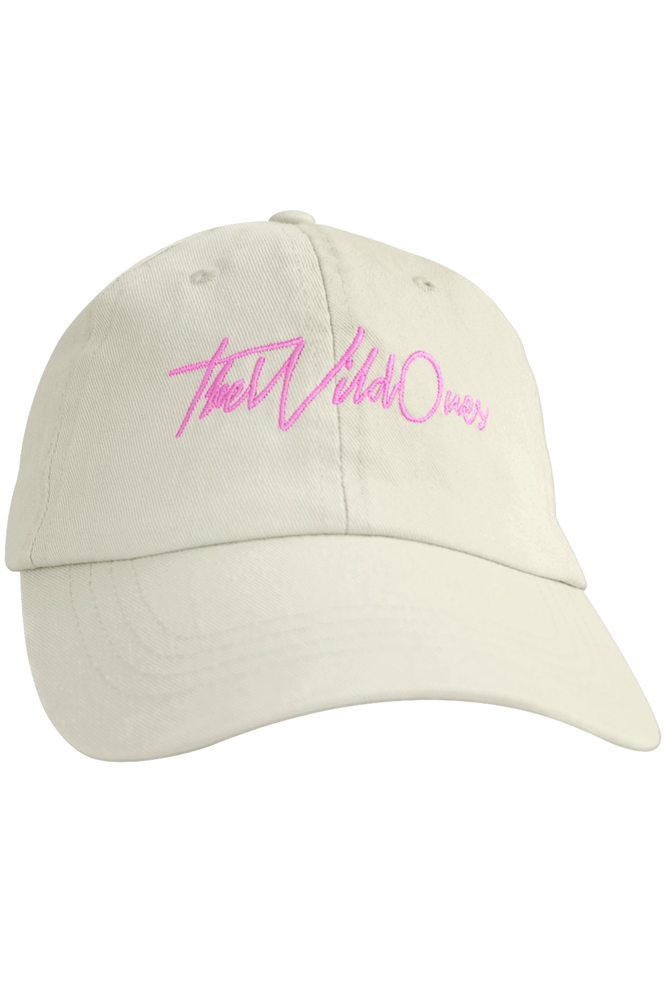 BEIGE & PINK 80'S CAP