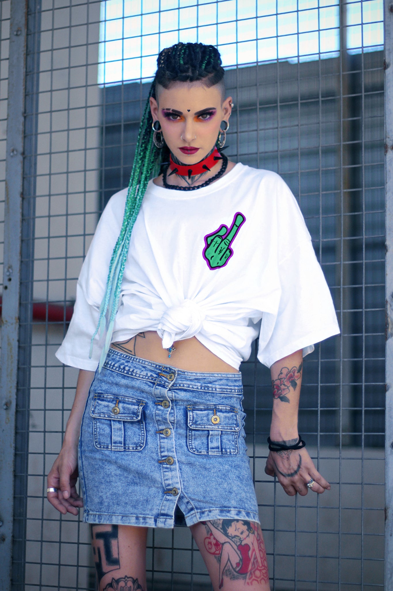 ALIEN CODES WHITE T-SHIRT