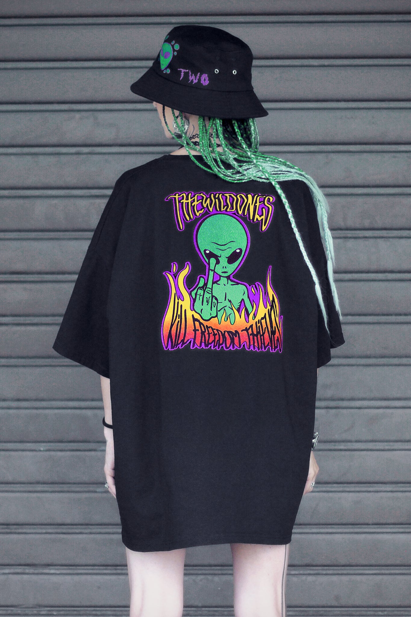 ALIEN CODES BLACK T-SHIRT