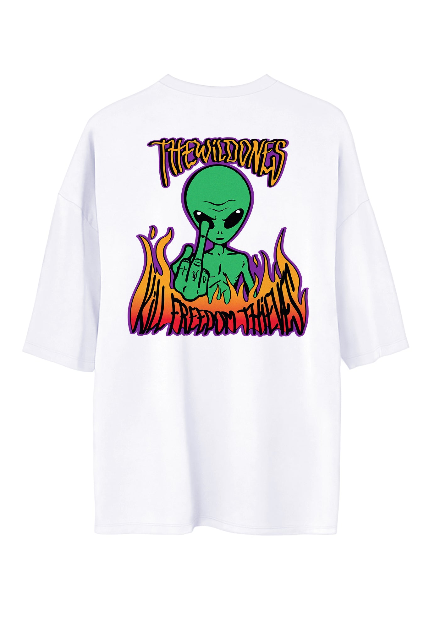 ALIEN CODES WHITE T-SHIRT