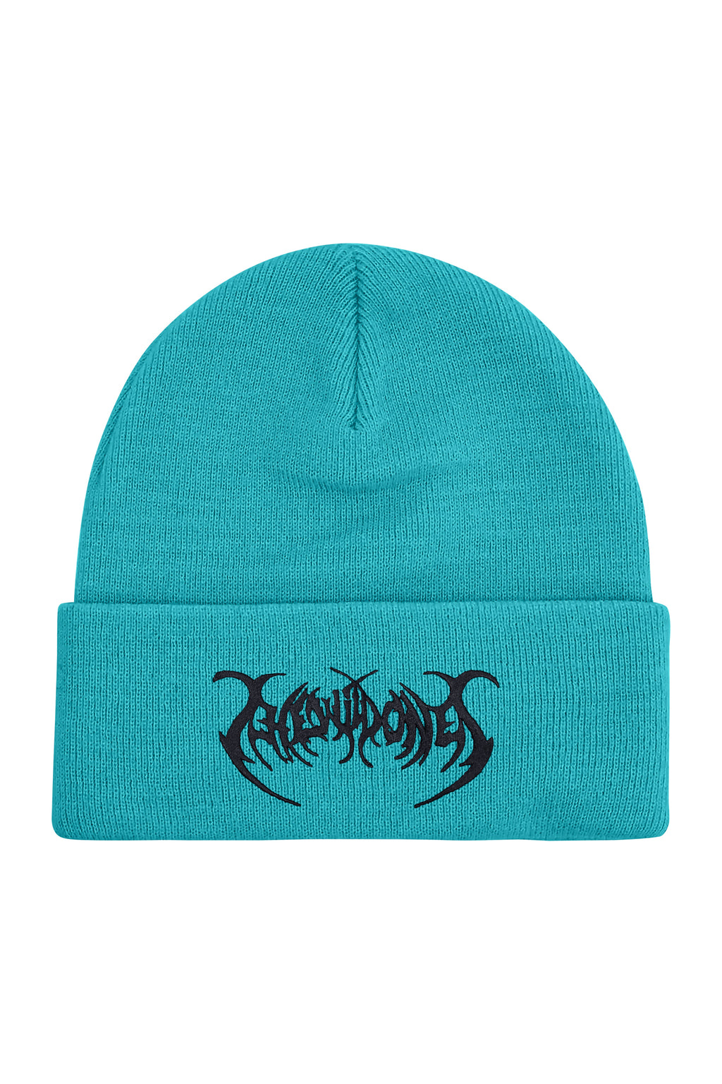 EMERALD & BLACK BAT BEANIE