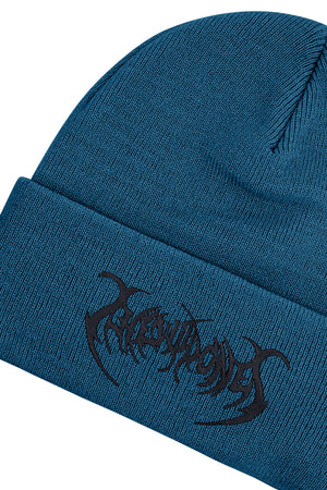 PETROL & BLACK BAT BEANIE