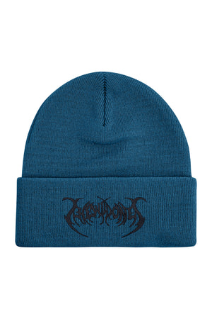 PETROL & BLACK BAT BEANIE